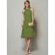 Modern Bateau Sleeveless Beading Short Chiffon Bridesmaid Dresses