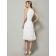Modern Bateau Sleeveless Beading Short Chiffon Bridesmaid Dresses