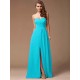 Gorgeous Sweetheart Sleeveless Long Ruffles Chiffon Bridesmaid Dresses