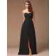 Gorgeous Sweetheart Sleeveless Long Ruffles Chiffon Bridesmaid Dresses