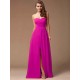 Gorgeous Sweetheart Sleeveless Long Ruffles Chiffon Bridesmaid Dresses
