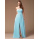 Gorgeous Sweetheart Sleeveless Long Ruffles Chiffon Bridesmaid Dresses