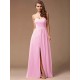 Gorgeous Sweetheart Sleeveless Long Ruffles Chiffon Bridesmaid Dresses