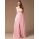 Gorgeous Sweetheart Sleeveless Long Ruffles Chiffon Bridesmaid Dresses