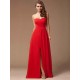 Gorgeous Sweetheart Sleeveless Long Ruffles Chiffon Bridesmaid Dresses