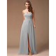 Gorgeous Sweetheart Sleeveless Long Ruffles Chiffon Bridesmaid Dresses