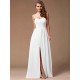 Gorgeous Sweetheart Sleeveless Long Ruffles Chiffon Bridesmaid Dresses