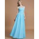 V-Neck Elegant Chiffon Sleeveless Bridesmaid Dresses