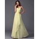 Gorgeous Sweetheart Hand-Made Flower Sleeveless Long Chiffon Bridesmaid Dresses
