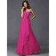 Gorgeous Sweetheart Hand-Made Flower Sleeveless Long Chiffon Bridesmaid Dresses