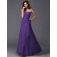 Gorgeous Sweetheart Hand-Made Flower Sleeveless Long Chiffon Bridesmaid Dresses