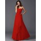Gorgeous Sweetheart Hand-Made Flower Sleeveless Long Chiffon Bridesmaid Dresses