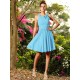 Chic Hand-Made Flower Sleeveless Short Chiffon Bridesmaid Dresses