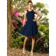 Chic Hand-Made Flower Sleeveless Short Chiffon Bridesmaid Dresses