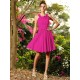 Chic Hand-Made Flower Sleeveless Short Chiffon Bridesmaid Dresses