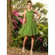 Chic Hand-Made Flower Sleeveless Short Chiffon Bridesmaid Dresses