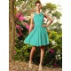 Chic Hand-Made Flower Sleeveless Short Chiffon Bridesmaid Dresses