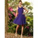 Chic Hand-Made Flower Sleeveless Short Chiffon Bridesmaid Dresses