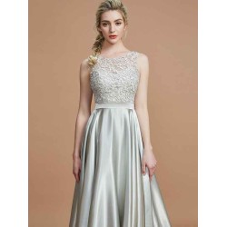 Modern Bateau Sleeveless Ruffles Asymmetrical Bridesmaid Dresses