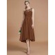 Modern Bateau Sleeveless Ruffles Asymmetrical Bridesmaid Dresses