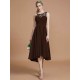 Modern Bateau Sleeveless Ruffles Asymmetrical Bridesmaid Dresses