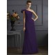 Classy Sleeveless One Shoulders Pleats Long Bridesmaid Dresses