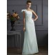Classy Sleeveless One Shoulders Pleats Long Bridesmaid Dresses