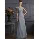 Classy Sleeveless One Shoulders Pleats Long Bridesmaid Dresses
