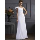 Classy Sleeveless One Shoulders Pleats Long Bridesmaid Dresses