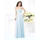 Gorgeous Sweetheart Sleeveless Long Chiffon Bridesmaid Dresses