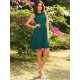 Chic Lace Sleeveless Short Bridesmaid Dresses