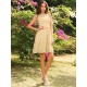 Chic Lace Sleeveless Short Bridesmaid Dresses