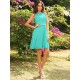 Chic Lace Sleeveless Short Bridesmaid Dresses