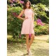 Chic Lace Sleeveless Short Bridesmaid Dresses