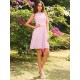 Chic Lace Sleeveless Short Bridesmaid Dresses