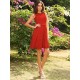 Chic Lace Sleeveless Short Bridesmaid Dresses