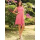 Chic Lace Sleeveless Short Bridesmaid Dresses