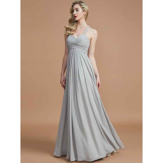 Gorgeous Sweetheart Sleeveless Ruched Chiffon Bridesmaid Dresses