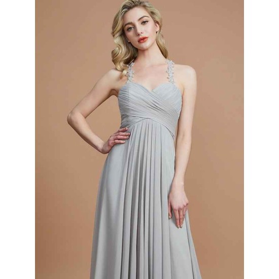 Gorgeous Sweetheart Sleeveless Ruched Chiffon Bridesmaid Dresses