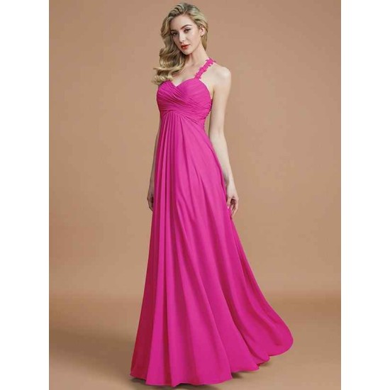 Gorgeous Sweetheart Sleeveless Ruched Chiffon Bridesmaid Dresses
