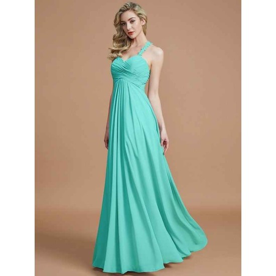 Gorgeous Sweetheart Sleeveless Ruched Chiffon Bridesmaid Dresses