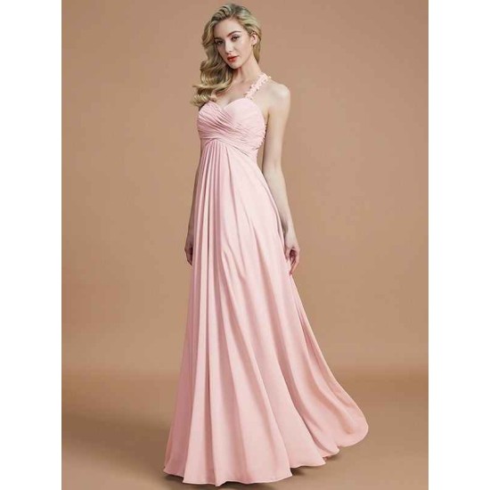 Gorgeous Sweetheart Sleeveless Ruched Chiffon Bridesmaid Dresses