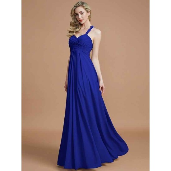Gorgeous Sweetheart Sleeveless Ruched Chiffon Bridesmaid Dresses