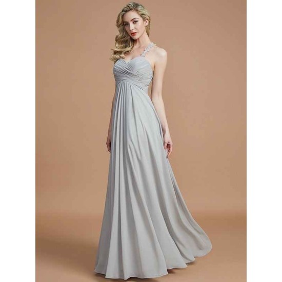 Gorgeous Sweetheart Sleeveless Ruched Chiffon Bridesmaid Dresses