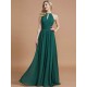 Amazing Chiffon Scoop Sleeveless Bridesmaid Dresses