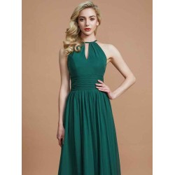 Amazing Chiffon Scoop Sleeveless Bridesmaid Dresses