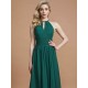 Amazing Chiffon Scoop Sleeveless Bridesmaid Dresses