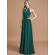 Amazing Chiffon Scoop Sleeveless Bridesmaid Dresses