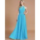 Amazing Chiffon Scoop Sleeveless Bridesmaid Dresses