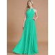 Amazing Chiffon Scoop Sleeveless Bridesmaid Dresses
